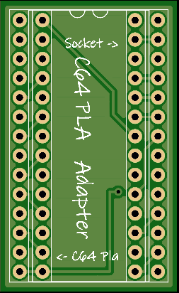 C64 PLA Adapter top