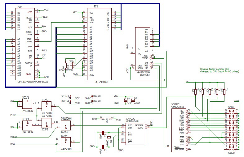 TIB PLC - Schema del circuito